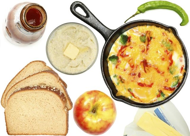 Choose a variety of healthy foods at breakfast. Choose a variety of healthy foods at breakfast.