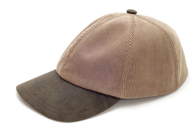 Removing wrinkles from a baseball cap is an easy process.