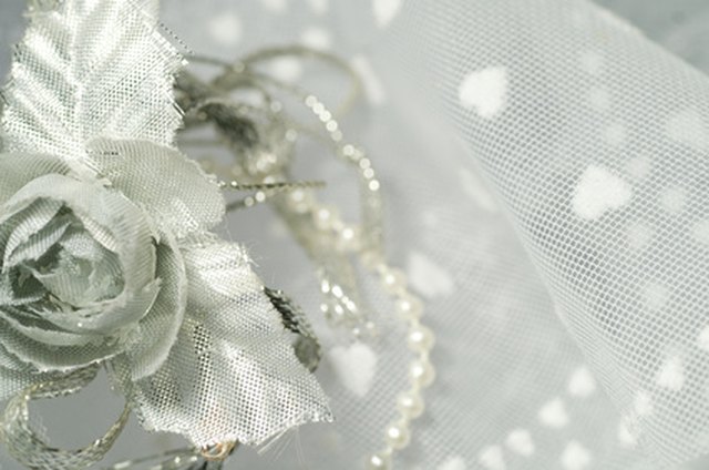 Tulle is a synthetic material that requires gentle cleaning.