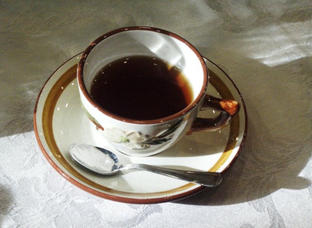 Tea or coffee stained fabric will create a desired antique look.