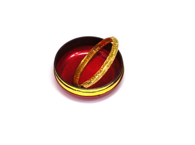 Gold items.