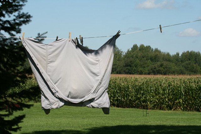 You can clean synthetic materials by handwashing or dry cleaning them.