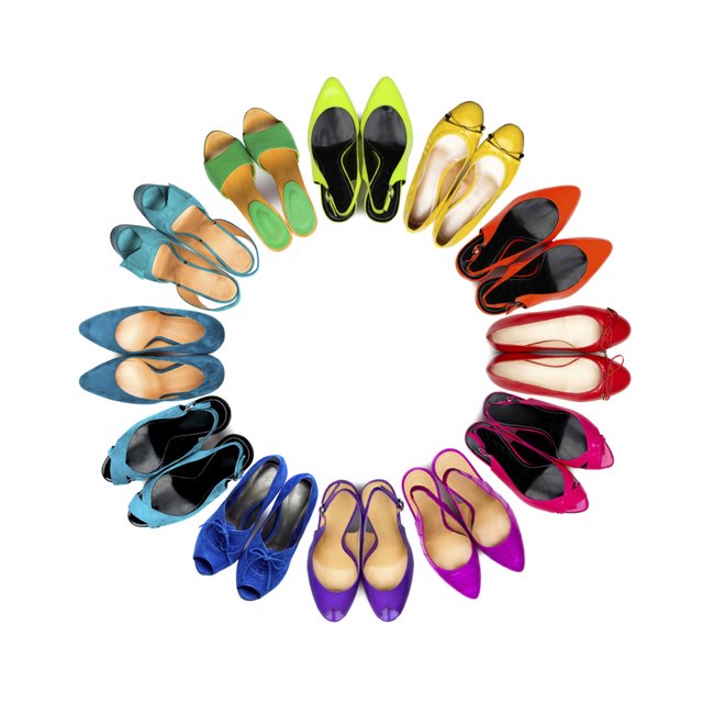Revive old shoes with a fresh coat of paint.