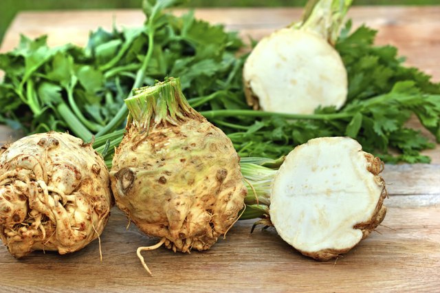 Celeriac roots taste best harvested after three or four light frosts.
