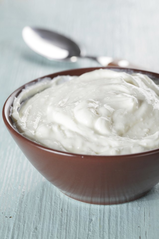 Bowl of yogurt Bowl of yogurt