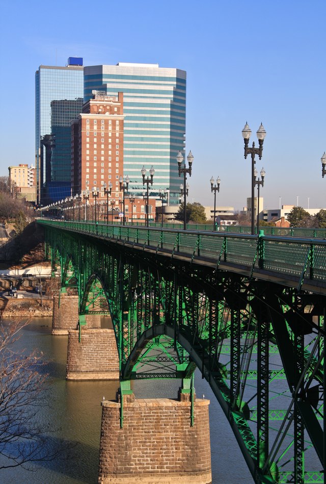 The Gay Street Bridge to downtown Knoxville.