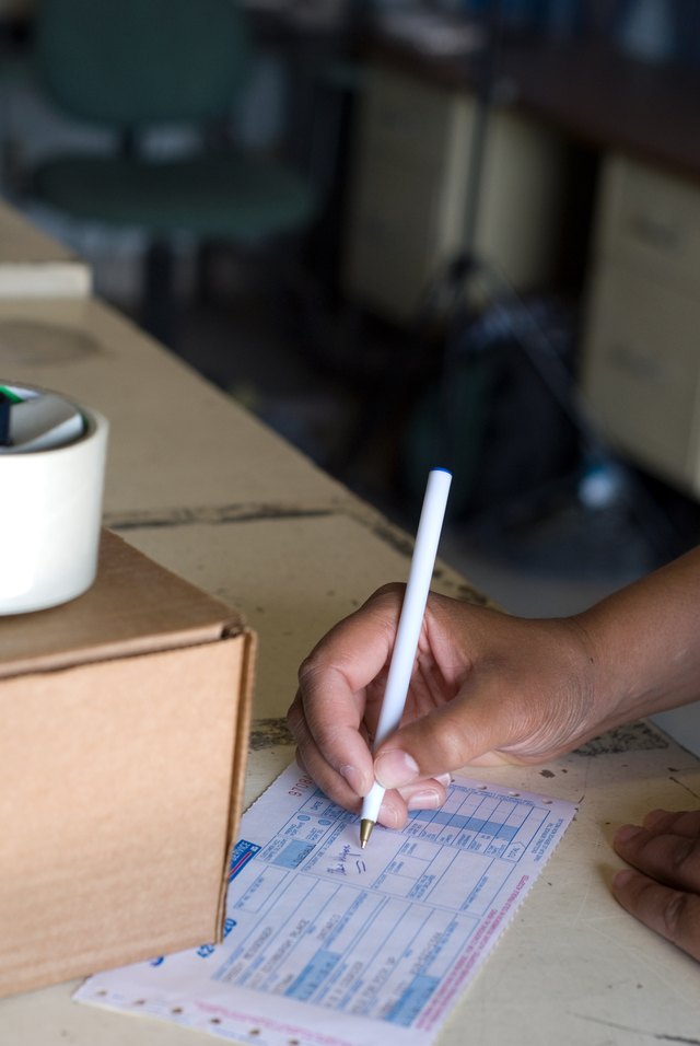 Address the box