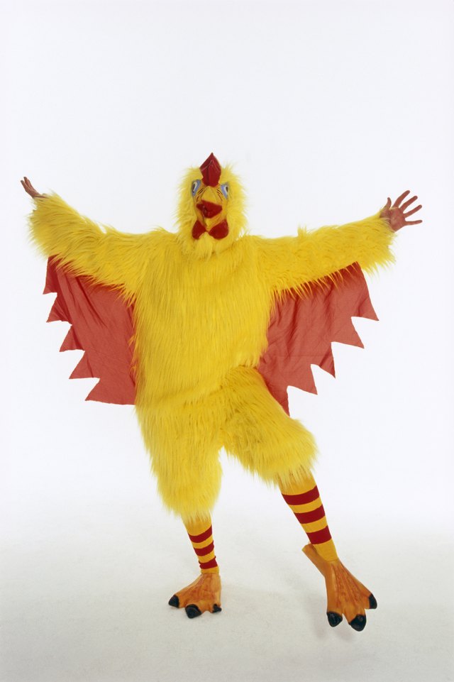 A restrictive Halloween costume could make for a hard day at the office.