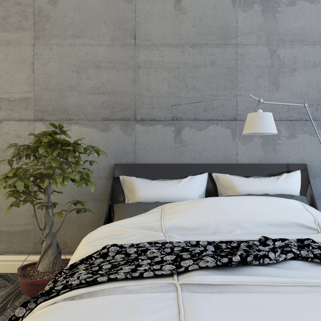 A clean, uncluttered modern bedroom