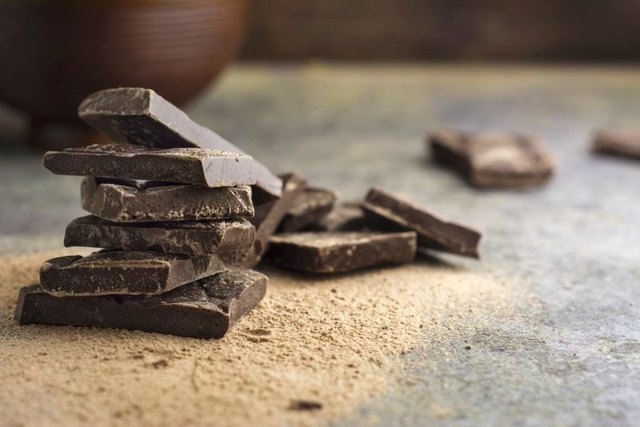 Dark chocolate has just a touch of caffeine for a natural energy boost.