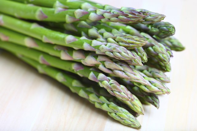 A bunch of asparagus.