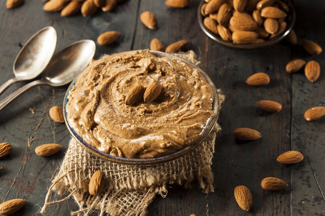 Almond butter on toast is a perfect pre-workout energy boost.