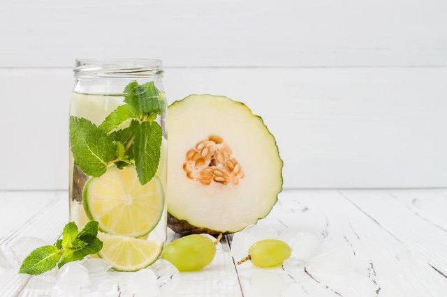 Rehydrating (with fruit- and herb-infused water) can help you feel better.