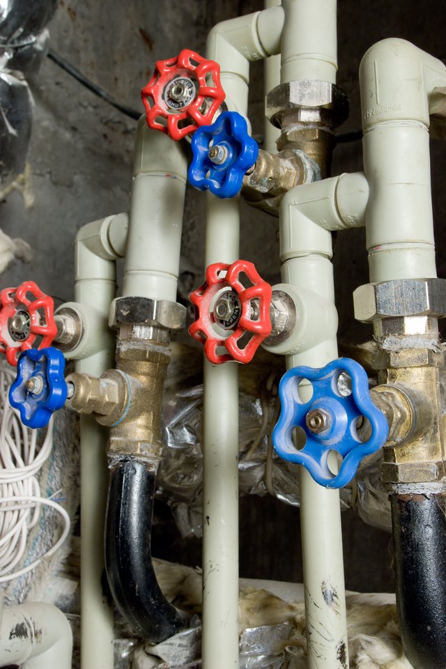 Plastic plumbing is very lightweight and easier to install.