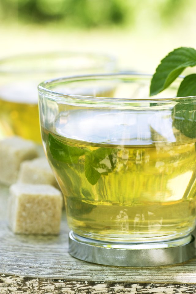 Cup of mint tea