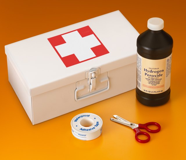 Hydrogen peroxide, commonly used as an antiseptic, is a powerful stain remover.