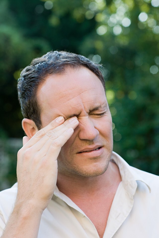 Try to avoid touching or rubbing your eyes.