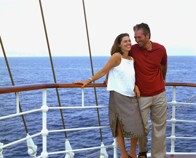 couple on cruise ship
