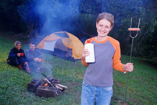 When barbecuing be careful not to squirt lighter fluid on your clothing.