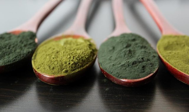 Spirulina offers protein, copper and iron for healthy, glowy skin.
