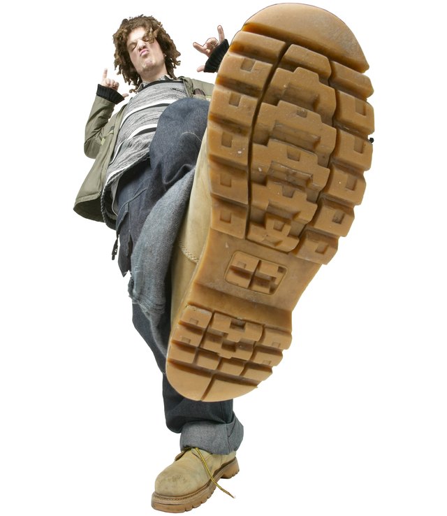 Boots can be cleaned with eco-friendly household products.