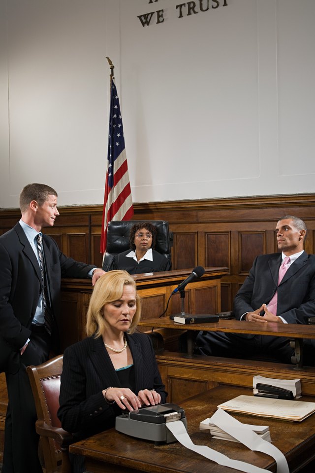 Court stenographer Court stenographer