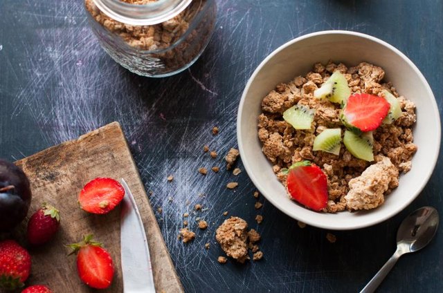 Make your own ultra-healthy granola using pumpkin seeds and natural sweeteners, like honey.