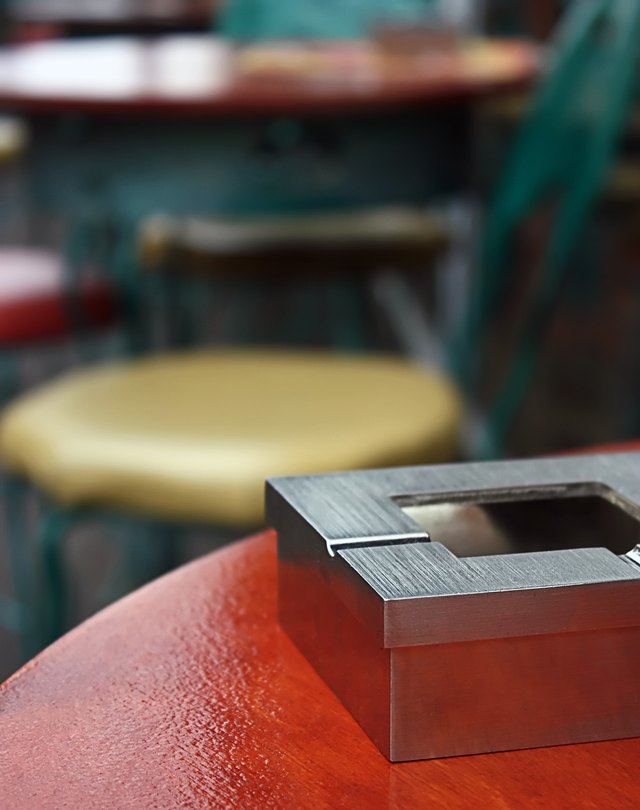 Ashtray close-up