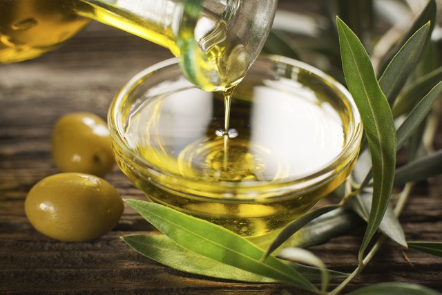 Treat olive oil stains right away for easiest stain removal.