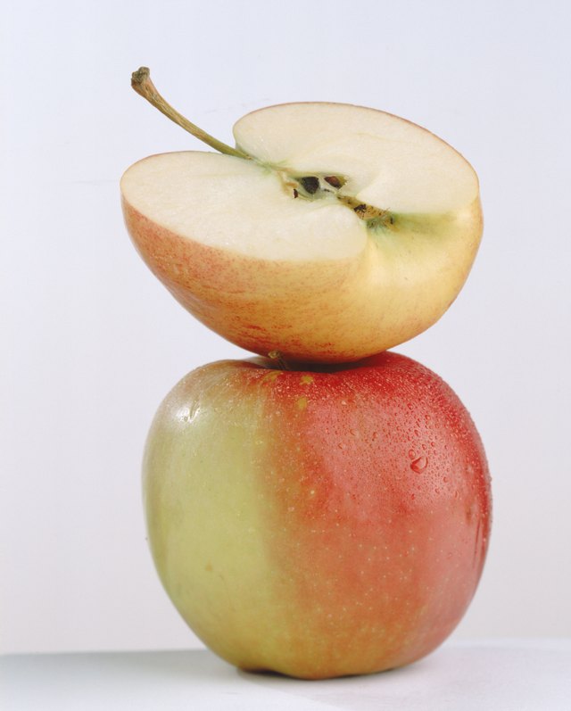 Apples can be frozen whole or in slices and stored safely for up to a year.