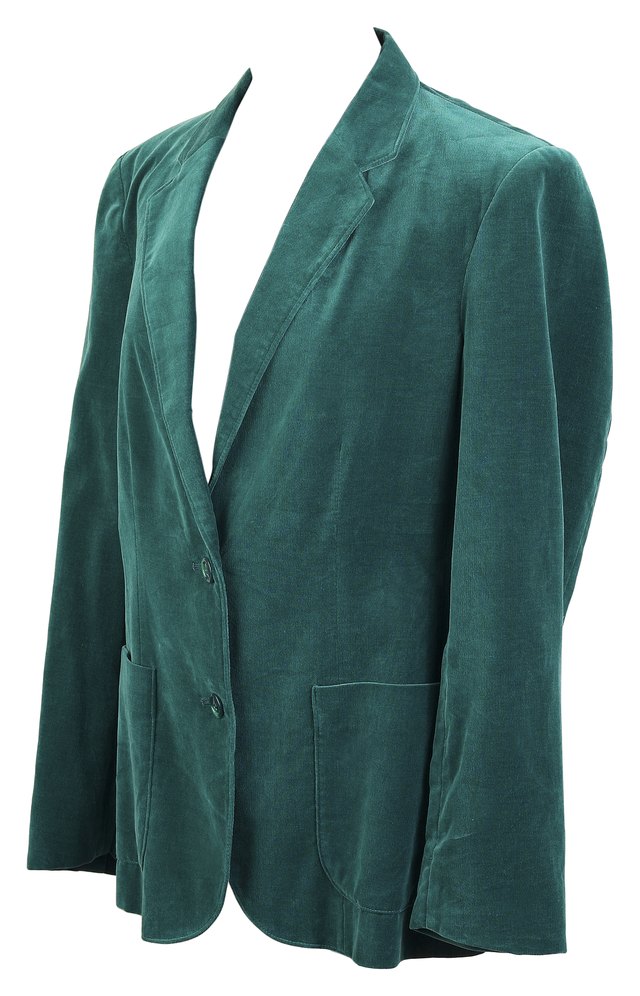 Read garment care tags carefully before treating a stained blazer.