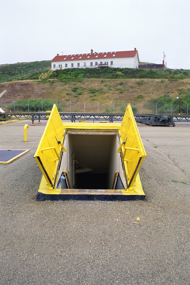 Underground shelter entrance Underground shelter entrance