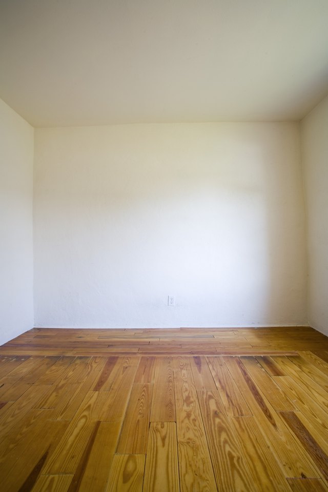 A wooden floor in a clean, empty room