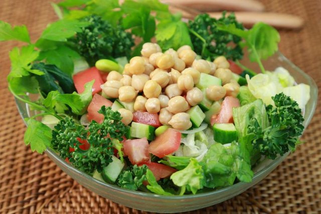 Prebiotic foods, like chickpeas, enhance the benefits of probiotics.