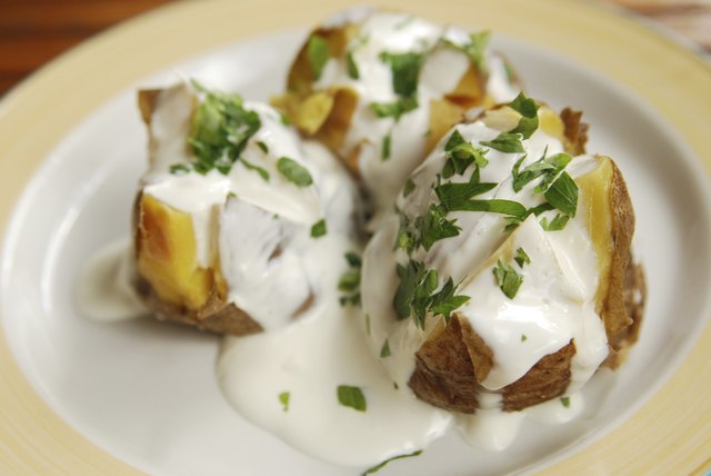 Garnish with parsely and add Greek yogurt or sour cream.