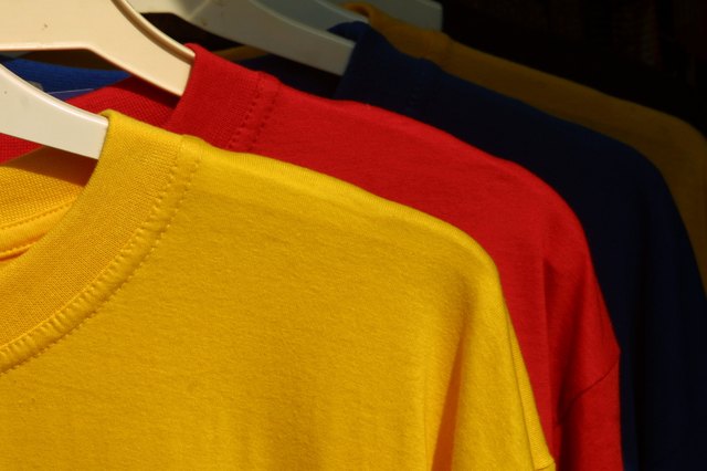 Shirts made of any type of fabric can be frayed for an aged look.