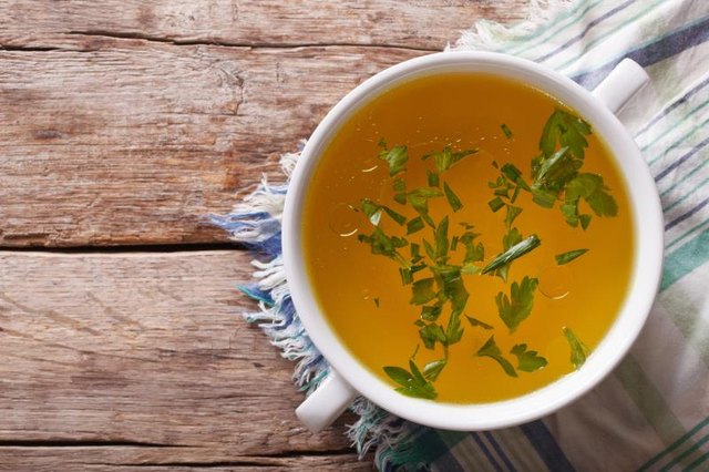 Bone broth comes packed with collagen -- and the perfect mix of amino acids for younger-looking skin.