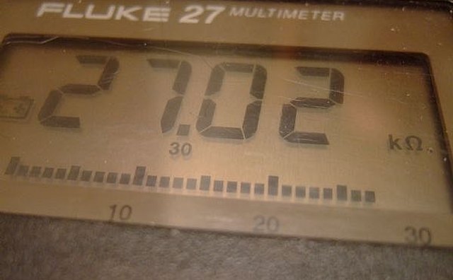 27.02 k Ohms - the test is a success
