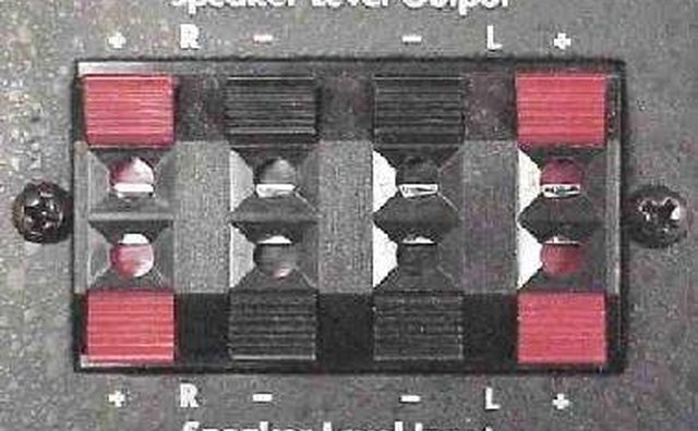 Speaker-level inputs and speaker outputs