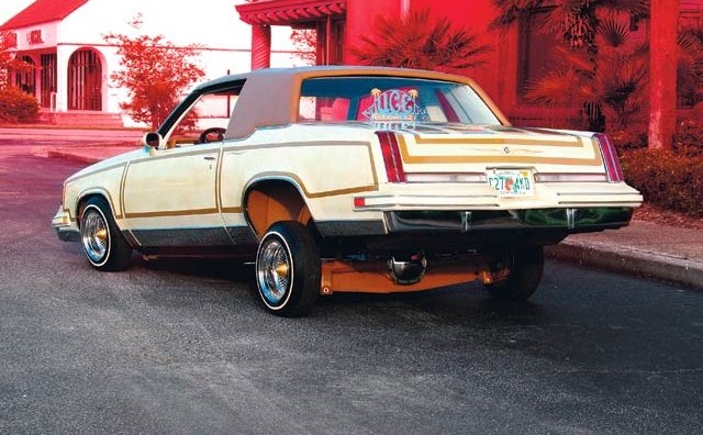 A 1983 Oldsmobile Cutlass with hydraulic shock aborbers