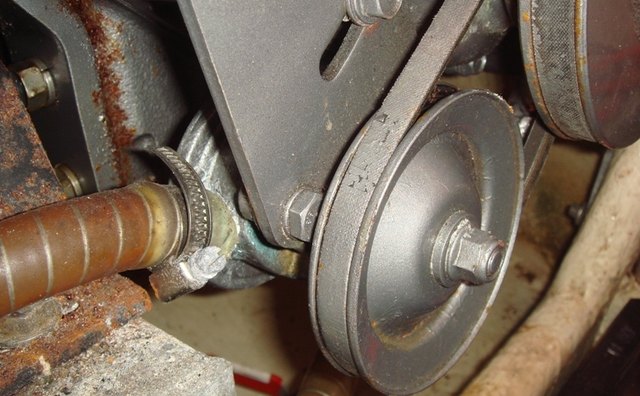 Water pump and pulley