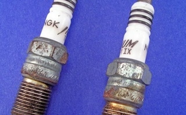 Spark Plug's with the Typical White Ceramic Insulator
