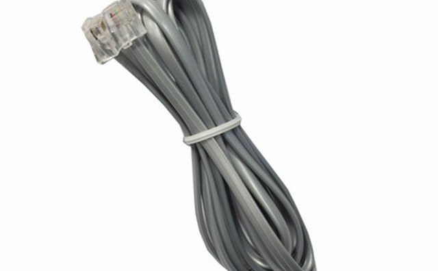 A modem requires the use of a telephone cable.