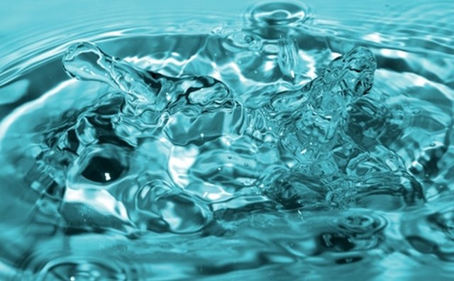 Water mixed with vinegar creates a cleaning solution.