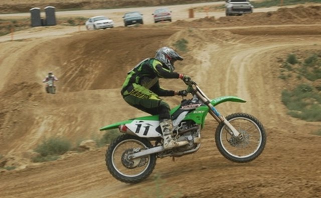 Motocross bikes are built for dirt tracks with jumps and rough terrain.