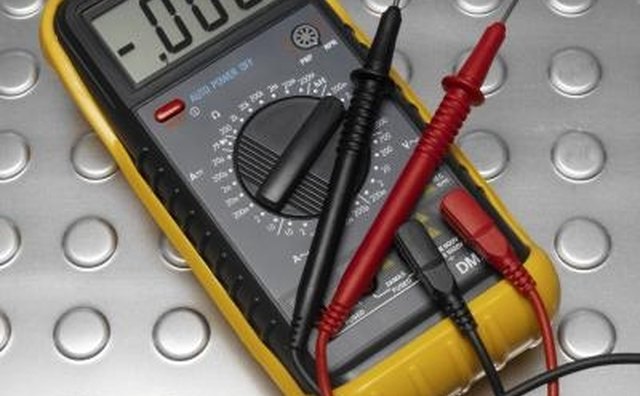 Place the volt meter probe directly onto the board-mounted component.