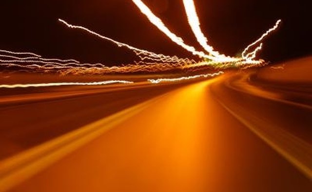 High beams can cause blurred night vision for oncoming traffic.