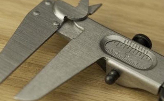 A vernier caliper is very useful when measuring bolt sizes.