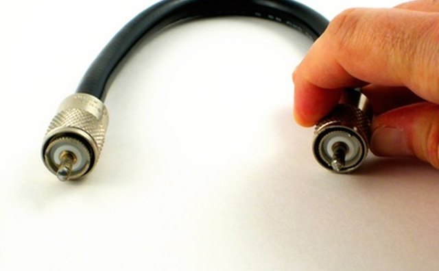 An example of healthy cable connectors.