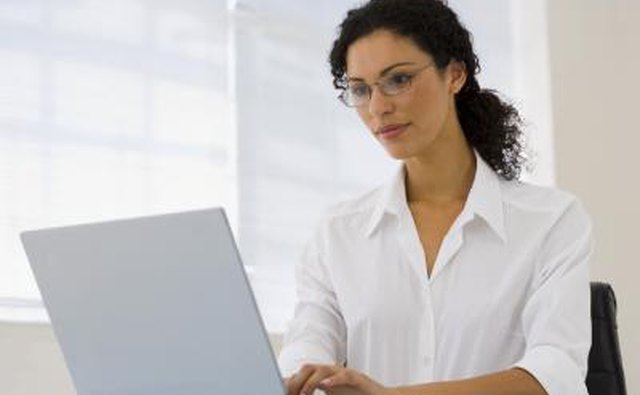 Woman on laptop